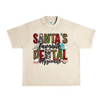 Sandshell santa's favorite dental hygienist Urban Heavy Tee - Jasminsmagicworld