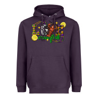 Plum mardi gras love crawfish Heavyweight Hoodie - FaDigitalArtStudio