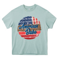 Arona leopard merica Heavy Core Tee - MaliasSmallBusiness
