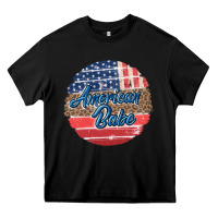 Black leopard merica Heavy Core Tee - MaliasSmallBusiness