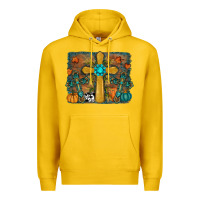 Lemon Fall Gemstone Cross Premium Hoodie - RanaPortraitStore
