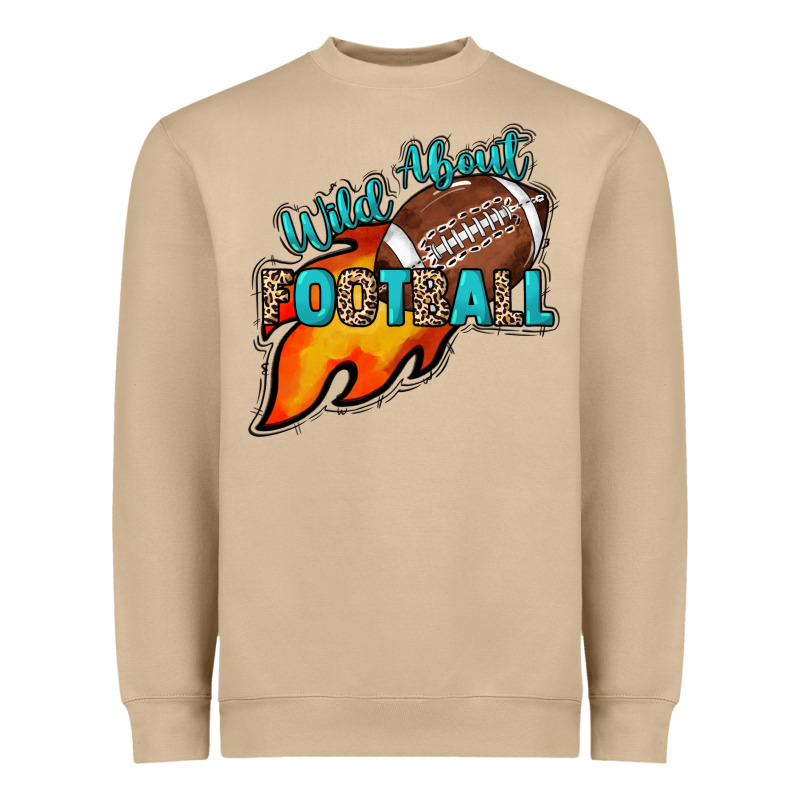 Wild About Football Heavyweight Sweatshirt by HowdyJamesFarm | Teevron