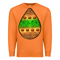 Carrot halloween pumpkin teardrop Premium Sweatshirt - BundleAndBundleShop