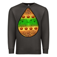 Smoke halloween pumpkin teardrop Premium Sweatshirt - BundleAndBundleShop