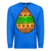 True Royal halloween pumpkin teardrop Premium Sweatshirt - BundleAndBundleShop