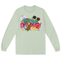 Matcha teacher off duty Long Sleeve Tee - NancyCooperArtShop