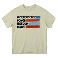Mossy indepence power freedom brave Heavy Core Tee - MaliasSmallBusiness