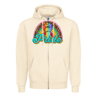 Sandshell pride rainbow Zipper Hoodie - OliviaCreatesArt