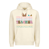 Sandshell Easter bunny Teacher Premium Hoodie - OliviaCreatesArt