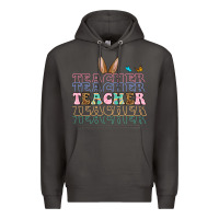 Smoke Easter bunny Teacher Premium Hoodie - OliviaCreatesArt
