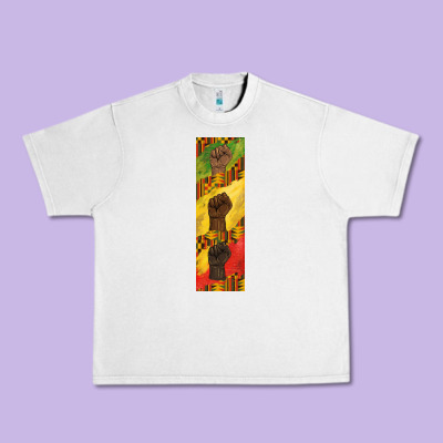 Juneteenth Pen Wrap Urban Heavy Tee Designed By Barkaloodesign