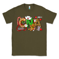 Army Green Christmas CNA Certified Nursing Assistant Classic Tee - LillyAllenDesigns
