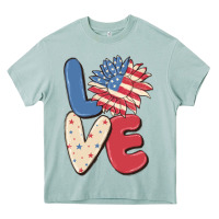 Arona love 4th of july Heavy Core Tee - MaliasSmallBusiness