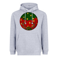 Heather Grey christmas Heavyweight Hoodie - BundleAndBundleShop