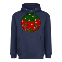 Navy christmas Heavyweight Hoodie - BundleAndBundleShop