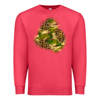 Cardinal camouflage and leopard patch  3 Premium Sweatshirt - BundleAndBundleShop