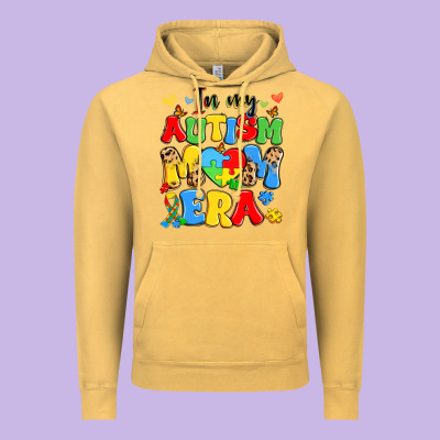 In My Autism Mom Era Vintage Hoodie Designed By Artiststas