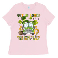 Bubblegum Pink get in loser we re going to find the pot of gold Ladies Tee - MaliasSmallBusiness