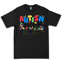 Black autism seeing the world differently Premium Tee - MaliasSmallBusiness