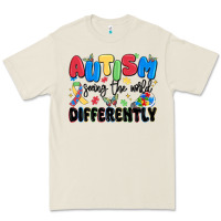 Bone autism seeing the world differently Premium Tee - MaliasSmallBusiness