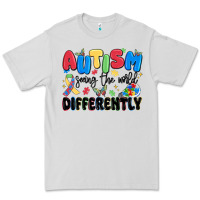 Autism Seeing The World Differently Premium Tee | Teevron