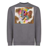 Storm retro baseball with leopard Heavyweight Sweatshirt - TumblerDesignByShophia
