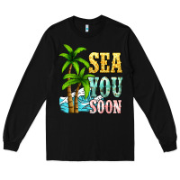 Black Sea you soon Long Sleeve Tee - NancyCooperArtShop