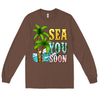 Chestnut Sea you soon Long Sleeve Tee - NancyCooperArtShop