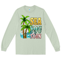 Matcha Sea you soon Long Sleeve Tee - NancyCooperArtShop