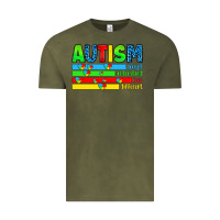 Vintage Olive autism Vintage Tee - Artiststas