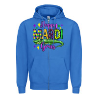 True Royal happy mardi gras alligator olivia Zipper Hoodie - OliviaCreatesArt