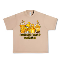 Childhood Cancer Awareness Coffee Urban Heavy Tee | Teevron