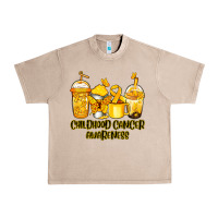 French Oak childhood cancer awareness coffee Urban Heavy Tee - Jasminsmagicworld