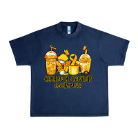 Navy childhood cancer awareness coffee Urban Heavy Tee - Jasminsmagicworld