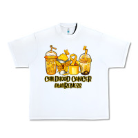 White childhood cancer awareness coffee Urban Heavy Tee - Jasminsmagicworld