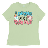 Matcha i drink until i pass out baby Ladies Tee - MaliasSmallBusiness
