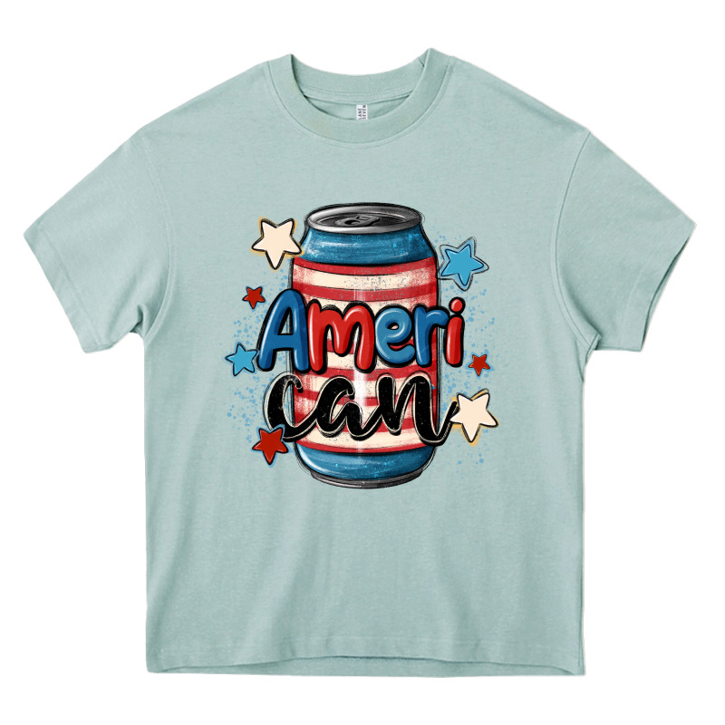 American Can Cooler Heavy Core Tee by MaliasSmallBusiness | Teevron
