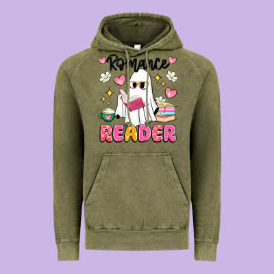 Romance Reader Vintage Hoodie Designed By Artiststas