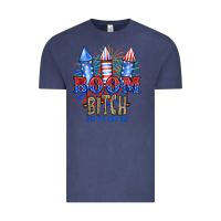 Vintage Denim Boom Bıtch Get Out The Way Vintage Tee - JahusDesignShop