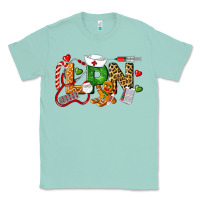Seafoam Christmas lpn certified nursing assistant Classic Tee - LillyAllenDesigns