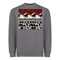 Storm cowgirl with cowhide Heavyweight Sweatshirt - TumblerDesignByShophia