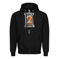 Black marker 2 chain fa element Zipper Hoodie - FaDigitalArtStudio