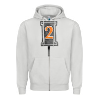 Dove Grey marker 2 chain fa element Zipper Hoodie - FaDigitalArtStudio
