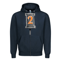 Navy marker 2 chain fa element Zipper Hoodie - FaDigitalArtStudio
