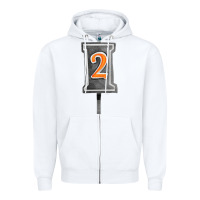 White marker 2 chain fa element Zipper Hoodie - FaDigitalArtStudio