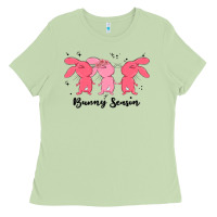 Matcha easter bunny Ladies Tee - MaliasSmallBusiness