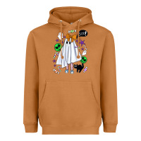 Meerkat cute ghost halloween Heavyweight Hoodie - BundleAndBundleShop
