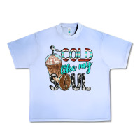 Grape Ice cold like my soul with coffee Urban Heavy Tee - BarkalooDesign