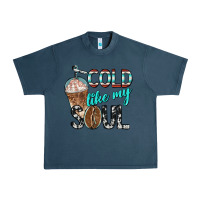 Midnight Navy cold like my soul with coffee Urban Heavy Tee - BarkalooDesign
