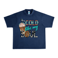 Navy cold like my soul with coffee Urban Heavy Tee - BarkalooDesign